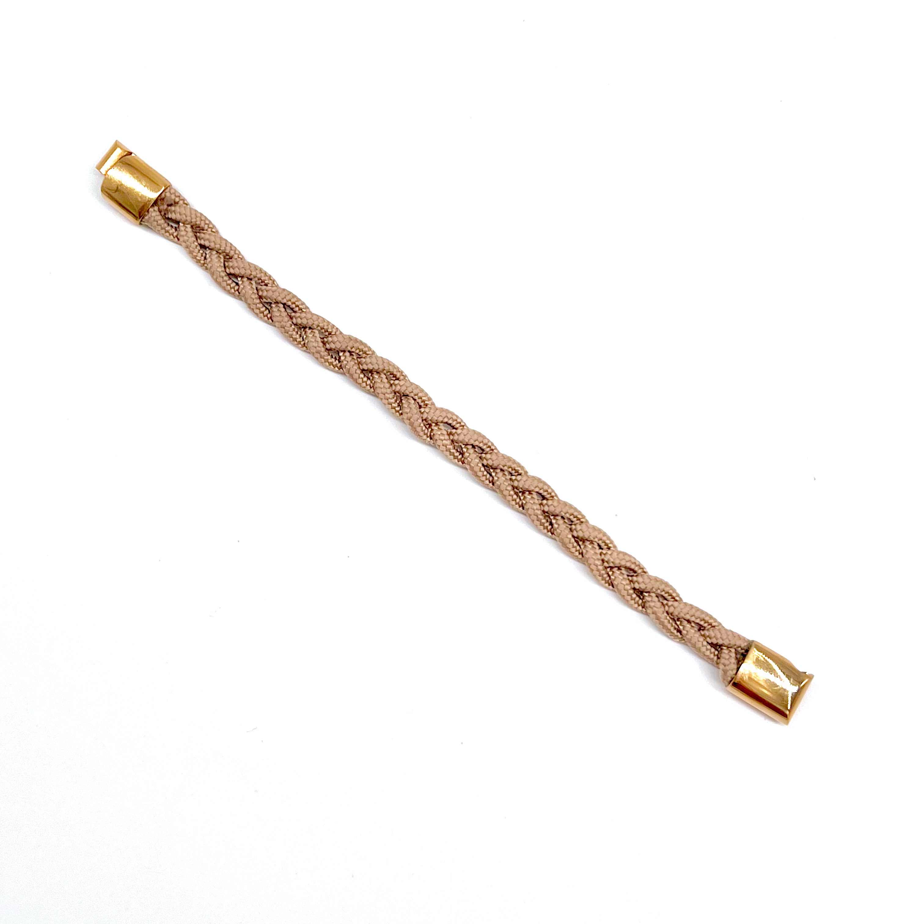 Armband „Wellentanz“ - Creme Gold