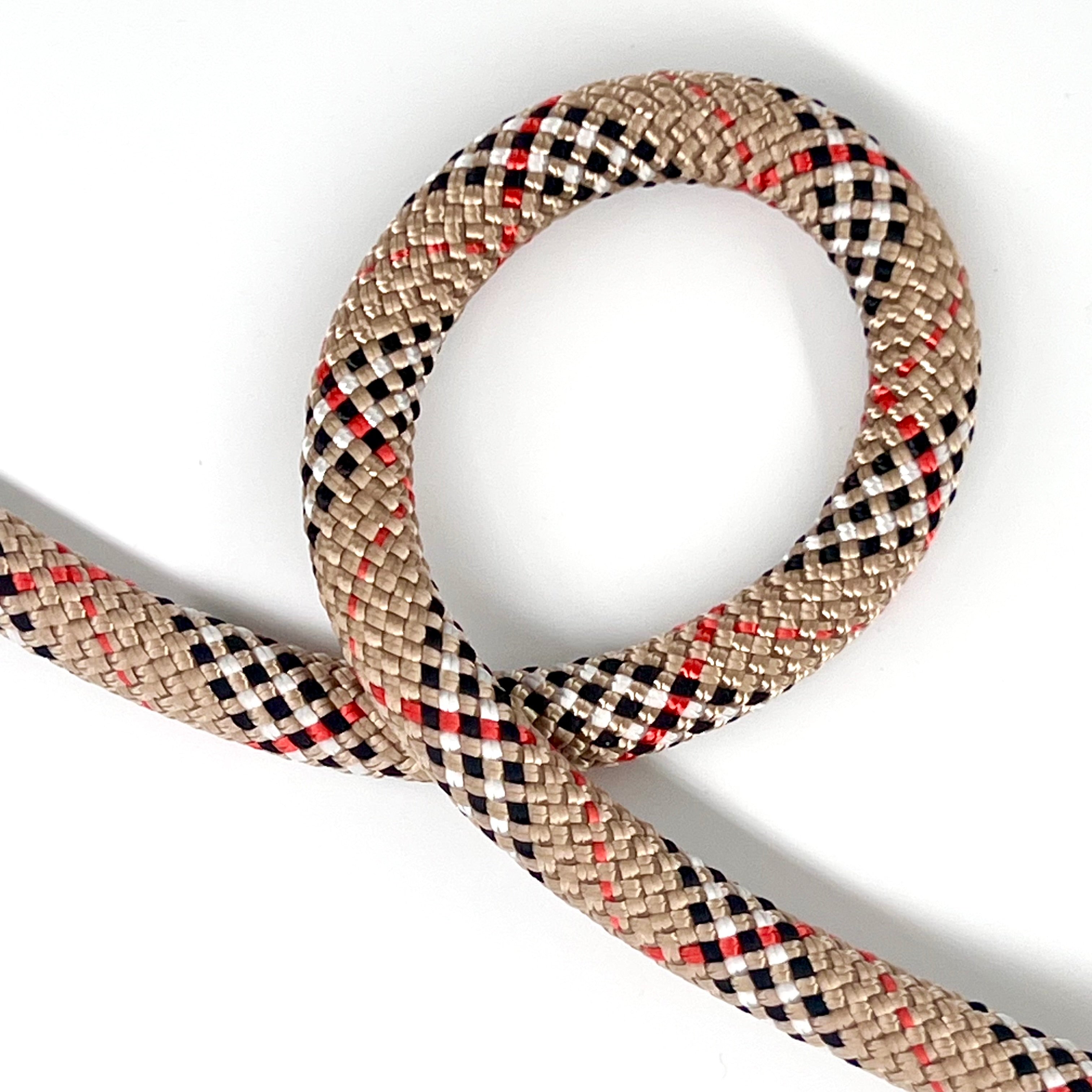 Switch & Style Leinen Adapter Koppelstück "Morgenrot" | Creme x rot x schwarz