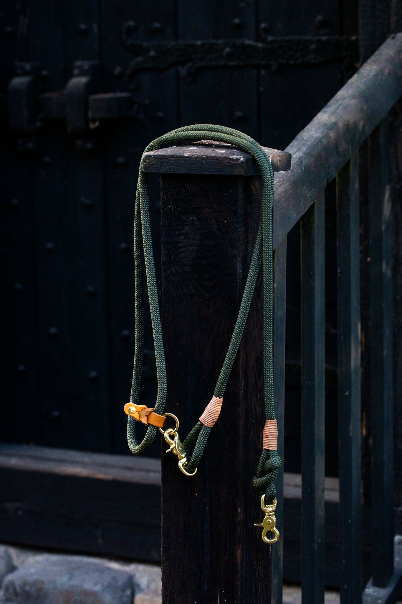 Tau-Leine "Waldgold" | Oliv-Cognac