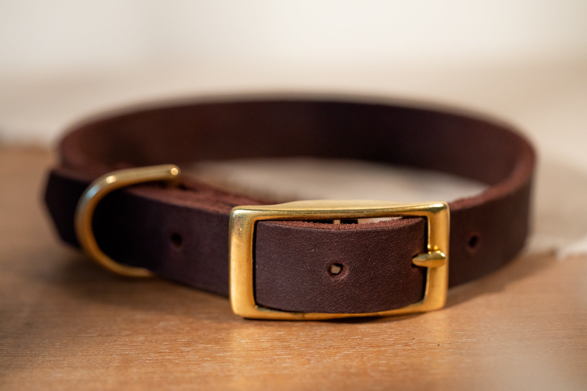 Partnerlook Set - Tova - Mocca Leder PUR - Halsband und Armband