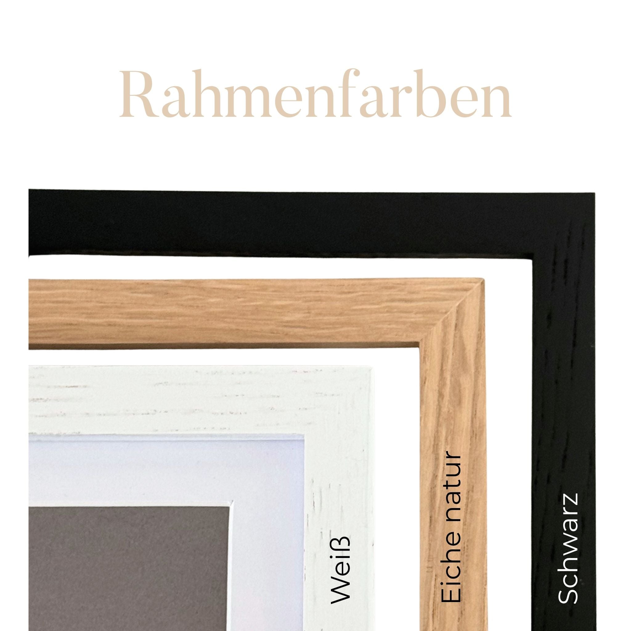 Personalisierter Hand- und Fußabdruck deines Kindes in Gold - gerahmt