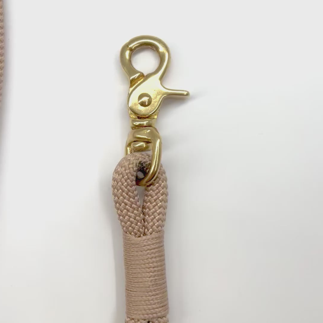 Tau-Leine "Strandgold" | Creme x Bordeaux