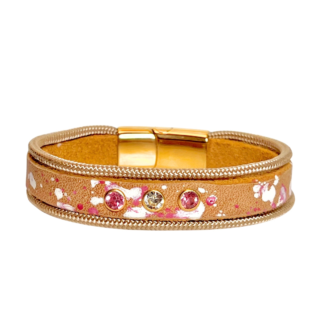 Armband &quot;Cognac x Rosé&quot; - Kreativ Kollektion