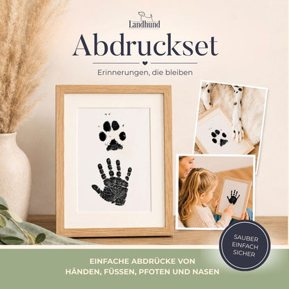 Abdruckset für Babys und Tiere mit Clean Touch Technologie