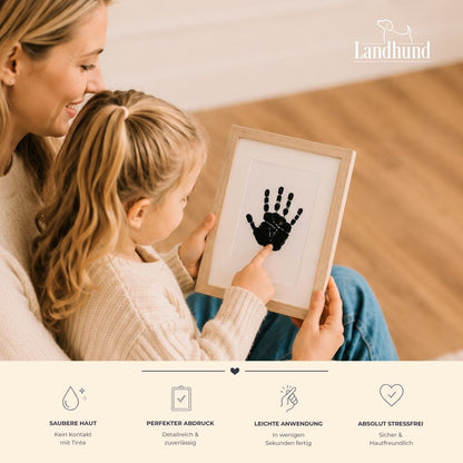 Abdruckset für Babys und Tiere mit Clean Touch Technologie