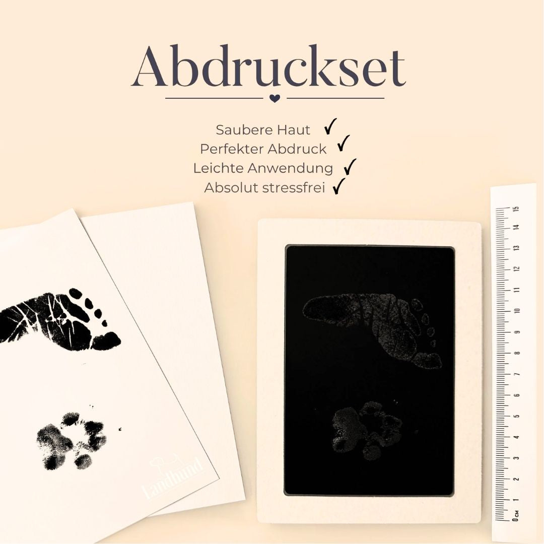 Abdruckset für Babys und Tiere mit Clean Touch Technologie