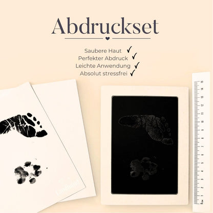 Abdruckset für Babys und Tiere mit Clean Touch Technologie