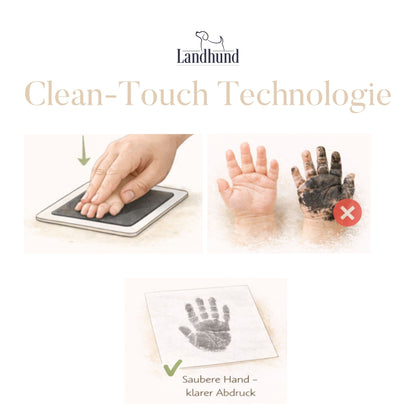 Baby Hand- &amp; Fußabdruck Bilderrahmen personalisiert