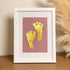 Baby Hand- & Fußabdruck Bilderrahmen personalisiert