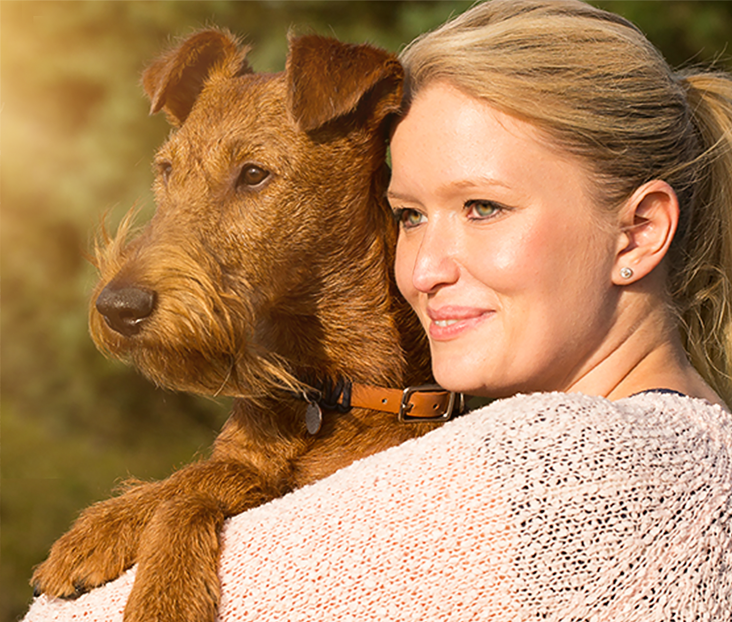 Landhund-Hundeliebe-Birte-Köster-mit Hund