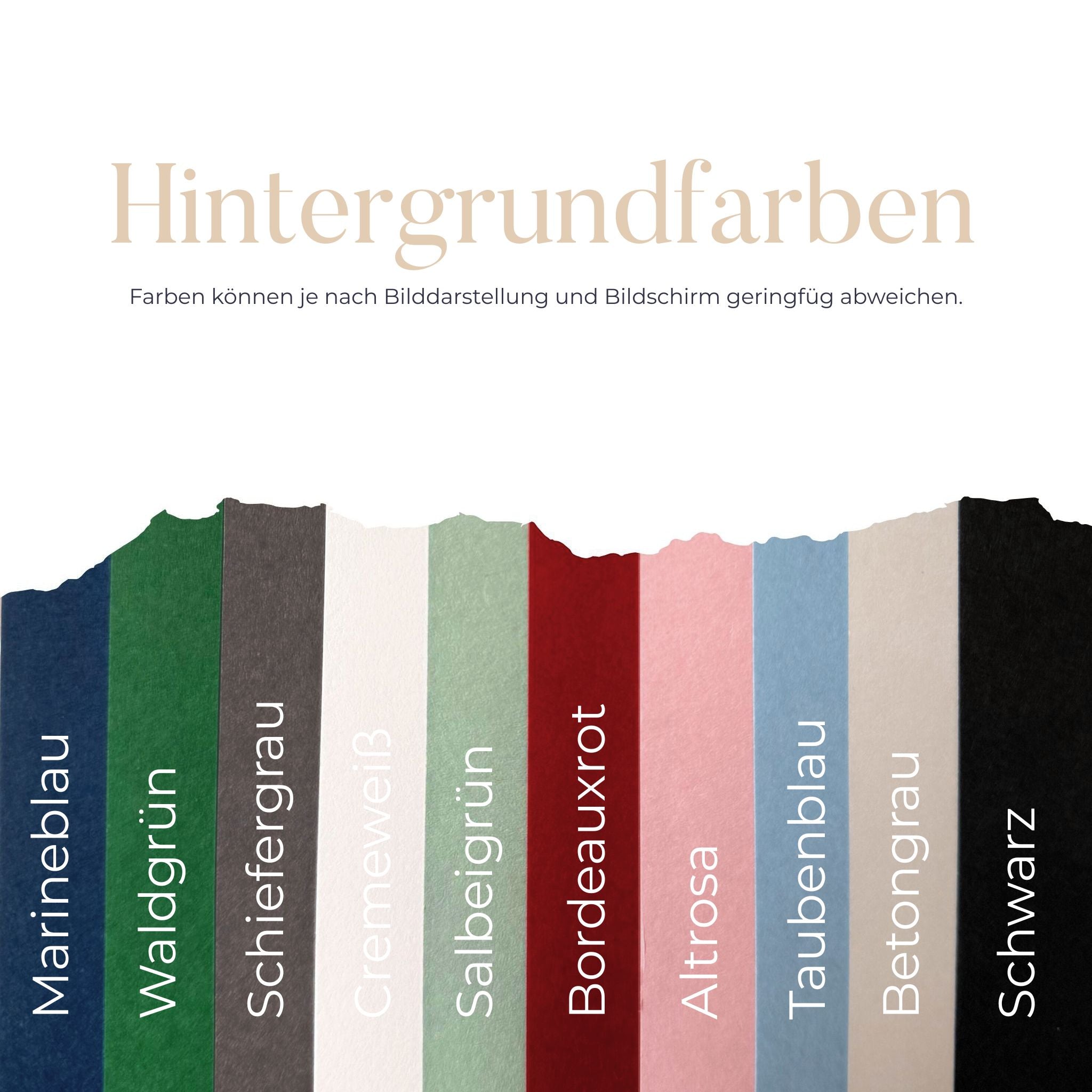 Deine handschriftliche Botschaft veredelt in Gold - gerahmt - Größe S - 20x15cm Rahmen