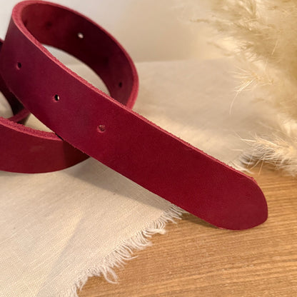 Leder-Gürtel Tova - Bordeaux