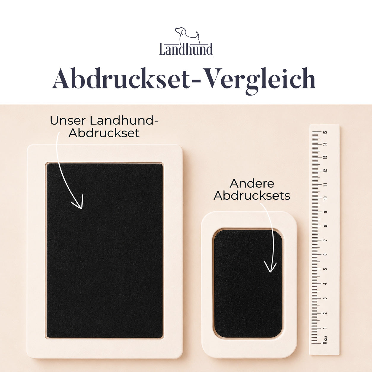 Abdruckset für Babys und Tiere mit Clean Touch Technologie